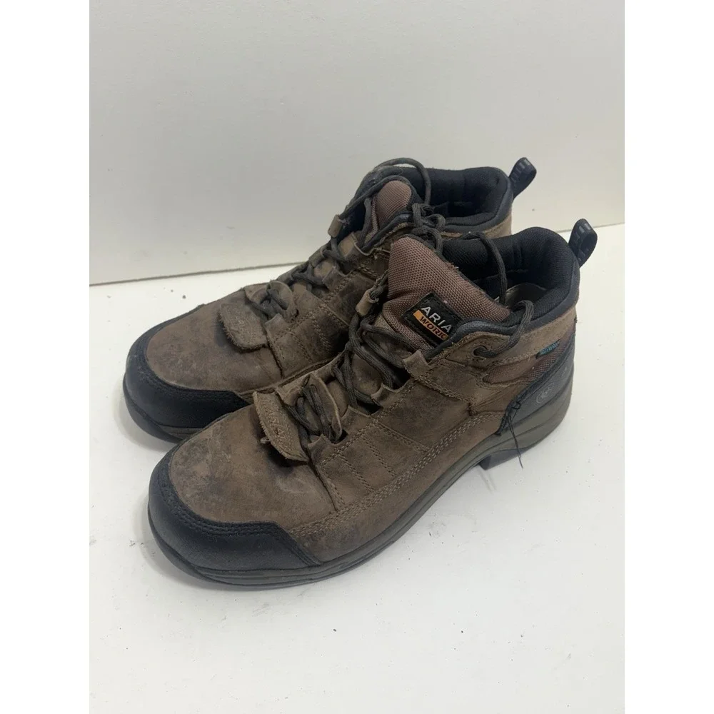 Ariat Womens Telluride Work H20 Composite Toe Boots Size 12 B‎ Workwear Leather